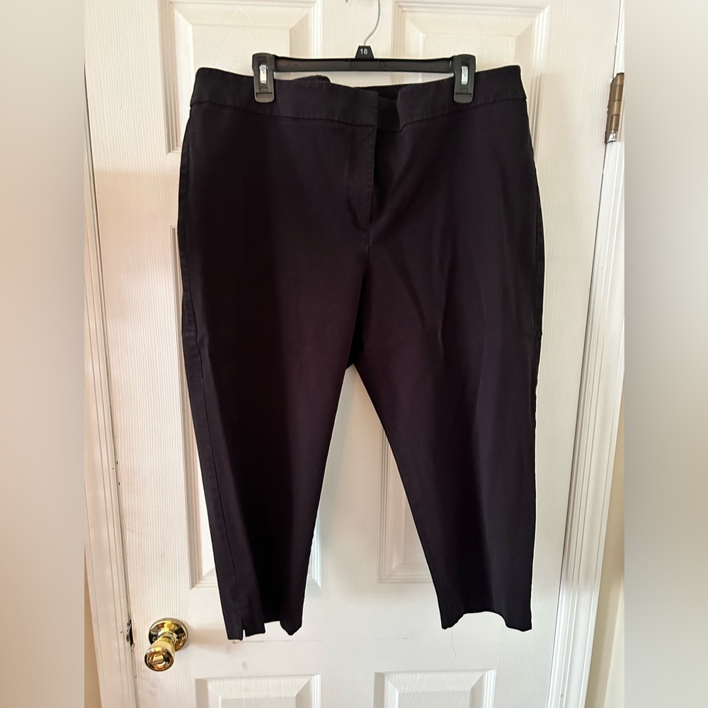 Talbots summer cropped pants.
